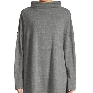 Free People Bella Vista Tunic NWT - Charcoal